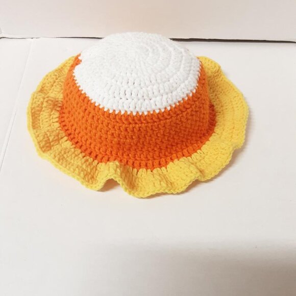 Kids CrochetCandy Corn Hats New - Picture 2 of 5